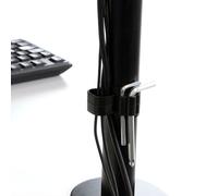 Support 1 écran PC ou TV - pour table de travail - fixation par bride EMUCA