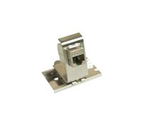 Support 1 port keystone pour rail DIN