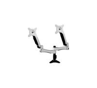 support 2 ecrans pour bureau a pincer ac742