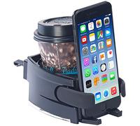 Support 2 en 1 automobile pour smartphone et boisson [Lescars]