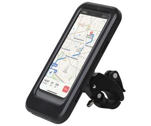 Support 2 roues Renforcé et étanche Maintien clip ajustable Noir Bigben