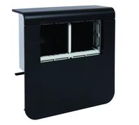 Support 2x app 45 SL20055 Noir - MOULURES PLINTHES HAGER SL200559039011