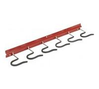 Support 6 crochets MOTTEZ, H.11 x l.45 x P.1 cm G
