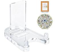 Support à assiette transparent,Étagère de rangement pour collections,Chevalet transparent réglable - Pour Objets De Collection Album Oeuvre D'Art Carte Postale Bureau Maison Dortoir Boutique