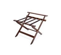 Support à bagages en Bambou aspect bois L 600 mm l 590 mm H 520 mm