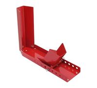 Support à bascule pour moto en acier avec 3 trous de boulons d'ancrage, support de roue, support de transport, capacité de charge 500 kg, pour pneus d'un diamètre compris entre 8 et 24 pouces (rouge)