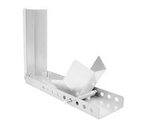 Support à bascule pour moto en acier avec 3 trous de boulons d'ancrage, support de roue, support de transport, capacité de charge 500 kg, pour pneus d'un diamètre compris entre 8 et 24 pouces (gris