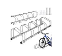 Support à bicyclette en acier inoxydable argent