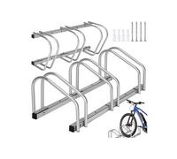 Support à bicyclette en acier inoxydable argent