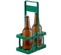 Support à bière portable pour canettes de bière - Panier à bière portable pliable pour 2 bouteilles de whisky, porte-canettes de vin pour livraison en plein air, , fêtes