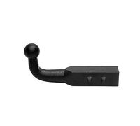 Support à Bille de remorque, Attelage en Acier Massif 50 x mm avec Crochet d'attelage et Boules de 2 Pouces, Noir, 3 500 kg(2 inch Ball)