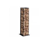 Support à bois de chauffage 330 x 320 x 1120 mm range-bûches d'intérieur capacité de charge 45 4 kg support de rangement pour