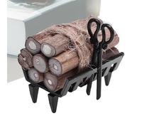 Support À Bois De - Portable Chauffage Miniature, Lightweight, Compact, Bûches, Décoration Stand Feu Meubles, Miniatures Décor Scène Cheminée pour | Multipurpose Outdoor Indoor Utility