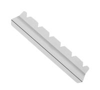 Support à brochettes en acier inoxydable - 37 x 5 x 3,5 cm - Large support pour grille de barbecue - Résistant à l'érosion - Accessoire pour barbecue - Pour shish kebab, barbecue, camping