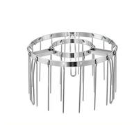 Support à brochettes pour friteuse à air, kit d'accessoires de gril avec brochettes 28/56, barbecue multifonction et brochettes de viande verticales, accessoires à suspendre en acier inoxydable pour
