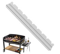 Support À Brochettes - Support Pour Barbecue En Acier Inoxydable, Śupport À 6 Encoches | Šupport De Barbecue Pour Kebab, Base Pliable Ṕour Bâton De Shish | Accessoire Ďe Grillade En Métal Réutilisable