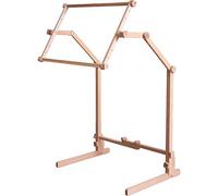 Support à broder"Elbe" avec ou sans fil à broder en bois réglable, Bois, marron, 30x56 cm