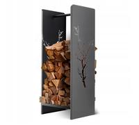 Support à bûches en métal KADAX 90 cm