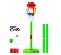 Support À Bulles - 96x19x19cm Automatique Debout Télécommandé Musical Jouets avec Lumière | Machine À Bulles Extérieure pour Fête Été Anniversaire Plage Piscine Parc Mariage Réunion Famille Jardin