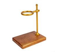 Support à café en aluminium avec support en bois massif pour un cycle d'infusion prévisible et un minimum de déversement (T-cuivre)