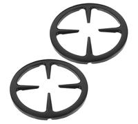 Support à Cafetière Noir en Fer pour Brûleur à Gaz, Lot de 2
