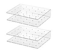 Support à Cake, 2 Pièces Accessoires Acryliques pour Table de Desserts, Support pour Table De Dessert Et Cake, pour Anniversaires Baby Showers Mariages Diplômes Fêtes Pâtissiers Réunions