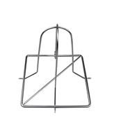 Support à cannette de bière en acier inoxydable pour poulet 2 pièces rôtissoire la grille four fumeur outil cuisson barbecue robuste pliable facile nettoyer assembler ranger idéal canard dinde petite