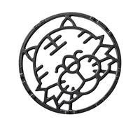 Support à Casserole en Fonte Antidérapant pour Cuisinière à Gaz Noir | Porte-récipient Pratique, Installation et Retrait Faciles, Quatre ou Cinq Bras, pour Poêle et Wok Cuisine