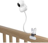 Support À Clip Flexible Compatible Avec Le Babyphone Vtech Vm923/924 Sans Outils Ni Dommages Au Mur-Blanc (Support À Clip)
