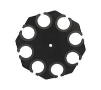 Support à clip pour microphone peu encombrant avec 8 emplacements pour un accès pratique lors d'incidents en direct et de réunions en studio - Support de microphone d'accès rapide