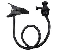 Support à col roulant clip-on pour ordinateur de bureau compatible avec Logitech C930E C930 C920, 63,5 cm, rotation 360 degrés, noir