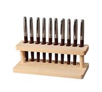Support à crayons en bois multi-rangements pour une organisation efficace des stylos et crayons sur n'importe quel porte-crayons de bureau