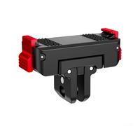 Support à dégagement rapide avec rotule rotative pour adaptateur DJI Action 3 4 Pro et plaque de base pour caméra Osmo 360, support compact en plastique PC pour Vlog