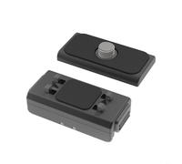 Support à dégagement rapide en métal avec trou de vis de 6,35 mm pour caméras d'action Insta360 X5 et Pro permettant une fixation rapide pour les voyages