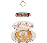 Support À Dessert Peinture Diamant 3 Niveaux 25x32cm Diamant Painting Stand De Gâteaux Broderie Diamant À Plusieurs Niveaux Pâtisserie Tour D'exposition Diamond Painting Ornements Papillon