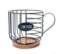 Support à dosettes de café conçu pour un usage quotidien dans les maisons, les bureaux ou les environnements hôteliers avec pour comptoirs (café noir)