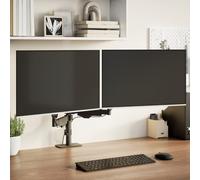 Support à Double Moniteur VidaXL 27 pouces avec Ressort à Gaz - Capacité 20 kg
