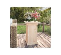 Support à Fleurs Marron Miel 40x40x60 cm Bois de Pin Solide Plantes vidaXL