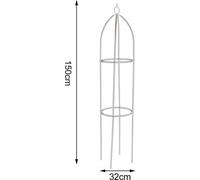 Support à fleurs en fer pour plantes grimpantes, support de jardinage en extérieur DIY