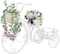 Support à Fleurs en Forme de vélo, Style Vintage, métal ; Support for Plantes, étagère Herbes aromatiques, présentoir, Pot, échelle, Chariot