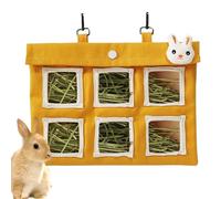 Support à foin en toile - Sac de récupération de foin de qualité supérieure pour lapins, cochons d'Inde et petits animaux | Distributeur portable résistant aux morsures pour garder le foin frais et