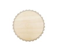 Support à gâteau rond dentelle en bois ø 29 cm