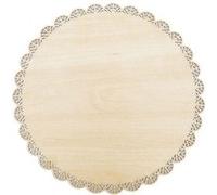 Support à gâteau rond dentelle en bois ø 29 cm G