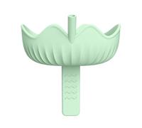 Support à glace stable, manchon en silicone anti-goutte, support avec paille intégrée, couvercle de cône robuste de qualité alimentaire, manchon amusant avec style coloré, accessoire de dessert pour e