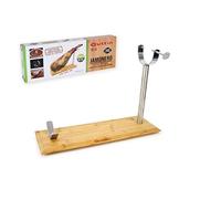 Support à jambon cru Quttin Métal Bambou (48,5 x 16,5 x 2,3 cm)
