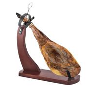 Support à jambon - Support en bois | Support espagnol, trancheuse serrano, support de sculpture de cuisine avec base antidérapante, supports Jamonero robustes, support stable pour coupe-jambon pour