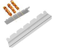 Support à kebab - Brochettes de barbecue en acier inoxydable, support de gril sans contact | Base de suport de barbecue, accessoires de barbecuee universels, facile à nettoyer, empêche les brochettes