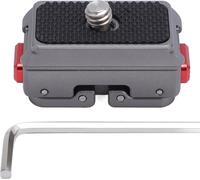 Support à libération rapide pour caméra d'action Pro 2 x4 x3 x2 GO3 en aluminium Adaptateur magnétique pour trépied de base avec vis de 1/4 pouce