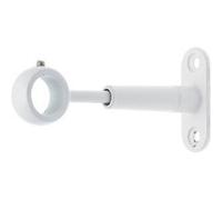 Support à oeil réglable Ateliers 28 - Métal blanc - Longueur 6,5 à 8 cm - Pour tube diamètre 16 mm - Vendu par 1 Blanc G