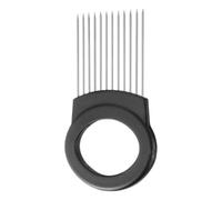 Support à oignons polyvalent en acier inoxydable - Support pour oignons amélioré, climatiseurs de viande coupés, coupe-fruits, coupe-fruits - Accessoires de cuisine en acier inoxydable